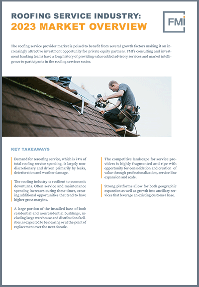 Roofing Service Industry: 2023 Market Overview