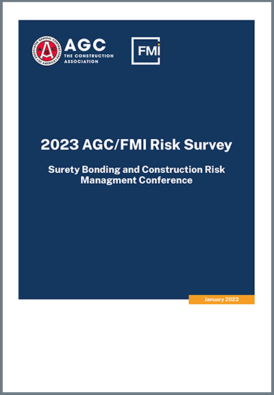 2023 AGC/FMI Risk Survey 